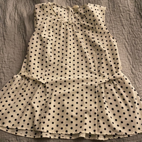 Crew peplum top - Picture 1 of 4